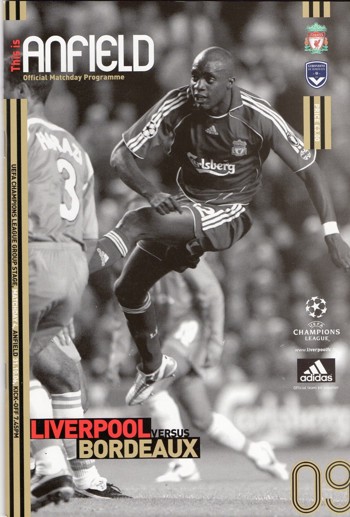 Match programme